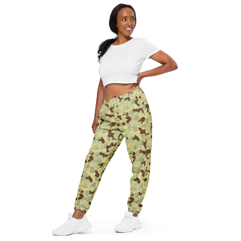 Australian AUSCAM Disruptive Pattern Desert Uniform (DPDU) MK1 CAMO Unisex track pants - Track Pants