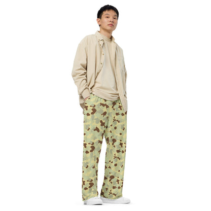 Australian AUSCAM Disruptive Pattern Desert Uniform (DPDU) MK1 CAMO unisex wide-leg pants - Unisex Wide-Leg Pants