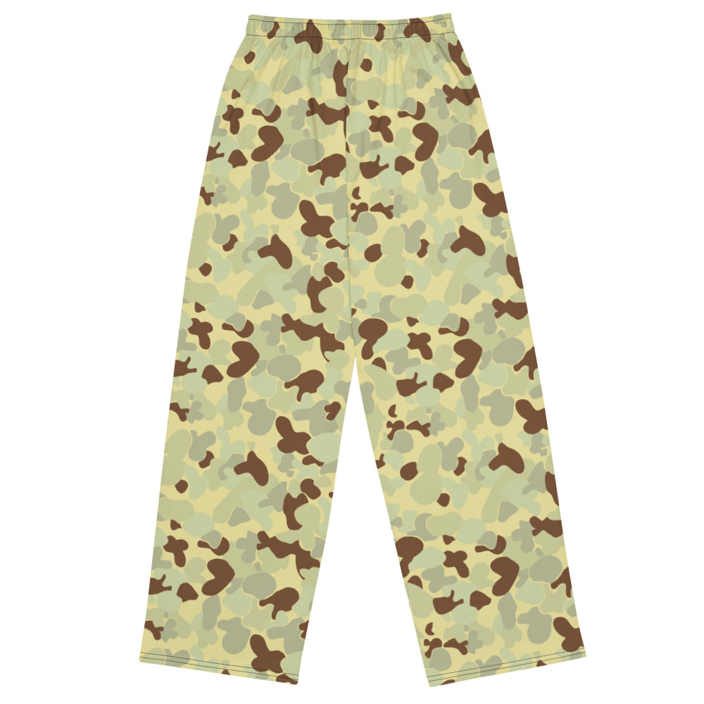 Australian AUSCAM Disruptive Pattern Desert Uniform (DPDU) MK1 CAMO unisex wide-leg pants - Unisex Wide-Leg Pants