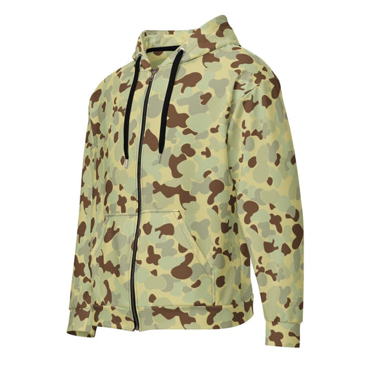 Australian (AUSCAM) Disruptive Pattern Desert Uniform (DPDU) MK1 CAMO Unisex zip hoodie - 2XS