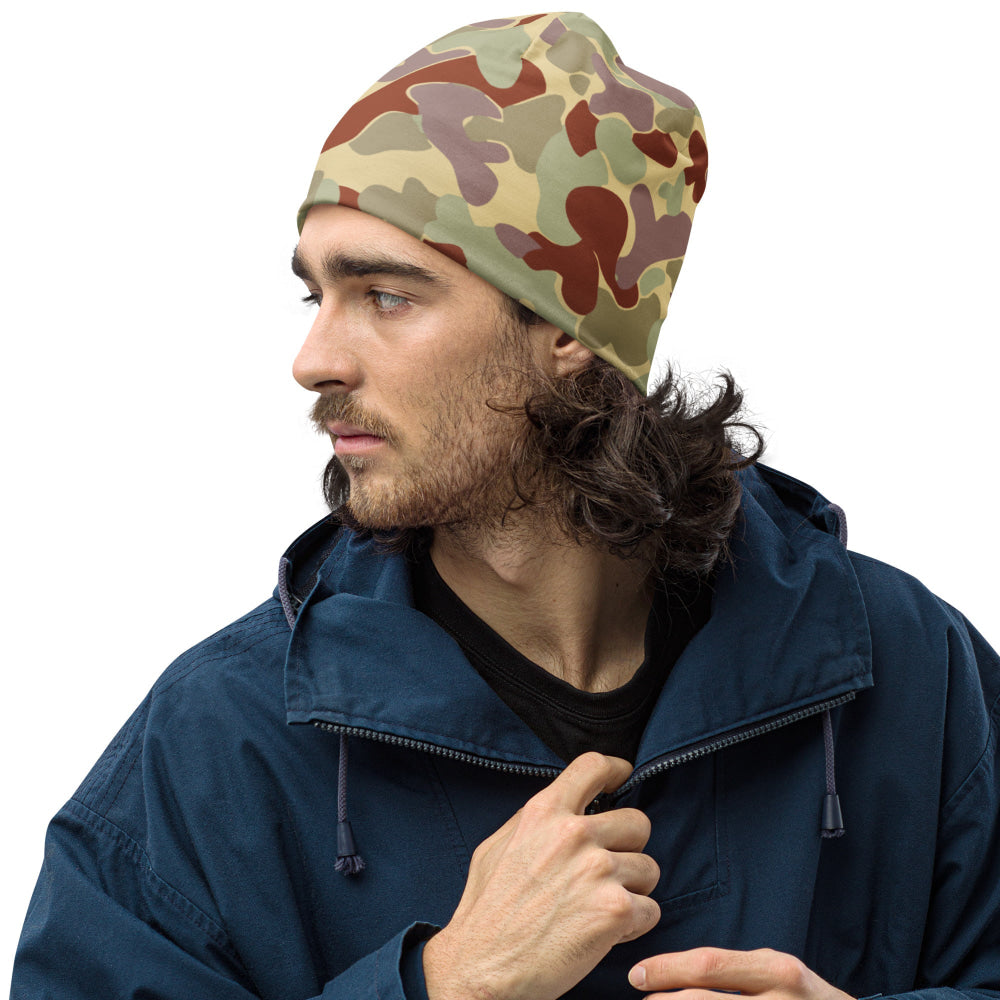 Australian AUSCAM Disruptive Pattern Desert Uniform (DPDU) MK2 CAMO Beanie - S