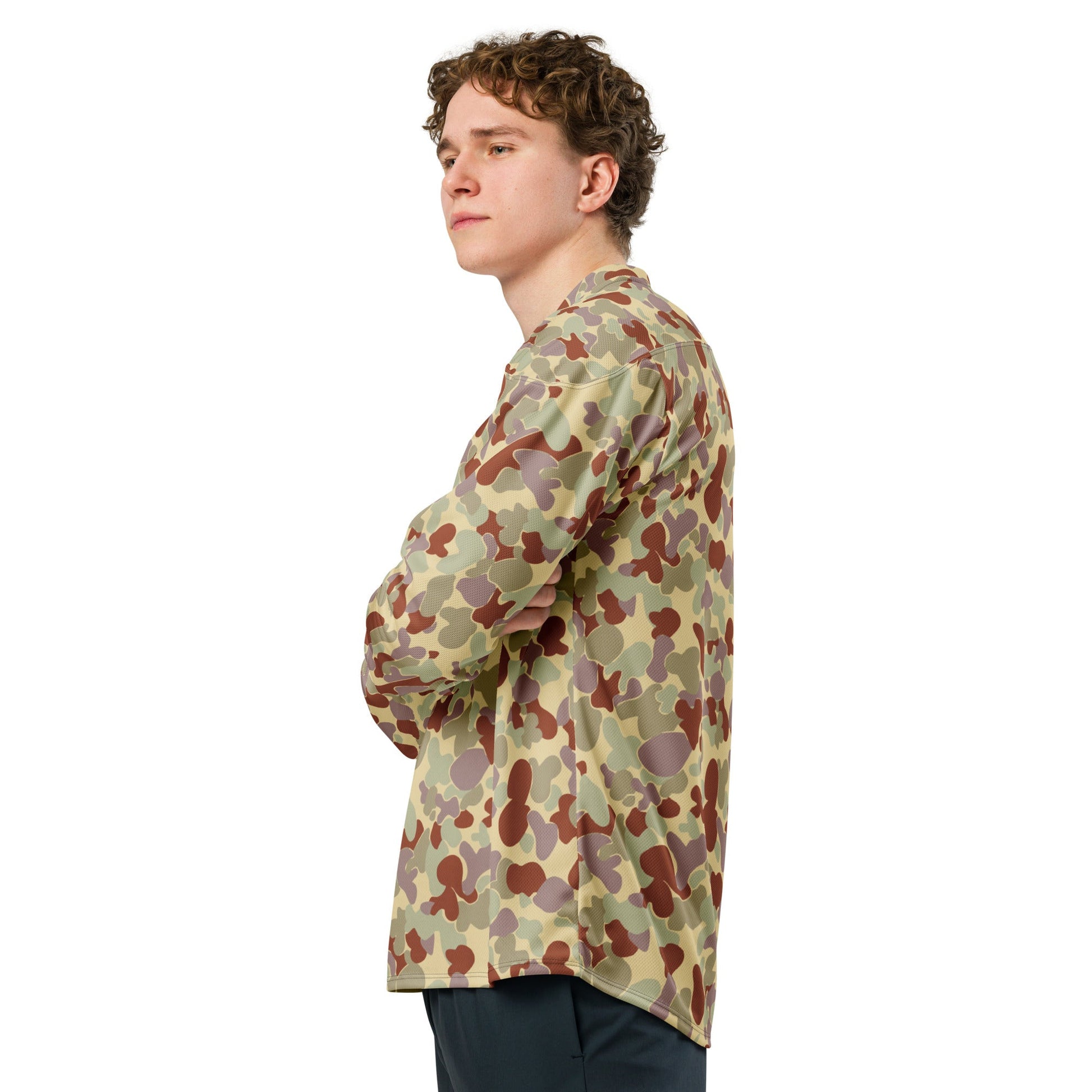 Australian AUSCAM Disruptive Pattern Desert Uniform (DPDU) MK2 CAMO hockey fan jersey - 2XS - Hockey Jerseys