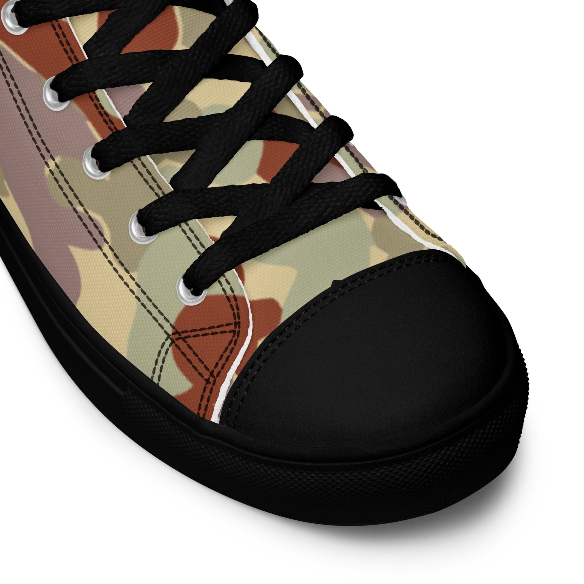 Australian AUSCAM Disruptive Pattern Desert Uniform (DPDU) MK2 CAMO Mens high top canvas shoes - High Top Canvas Shoes