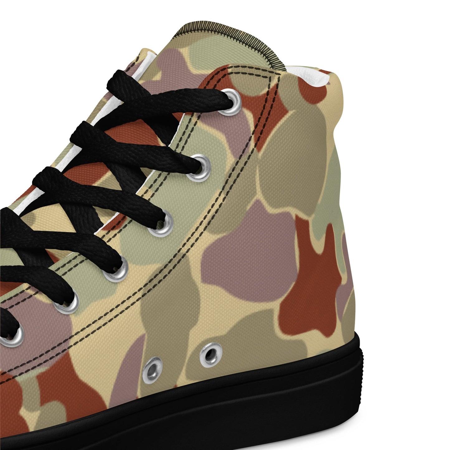 Australian AUSCAM Disruptive Pattern Desert Uniform (DPDU) MK2 CAMO Mens high top canvas shoes - High Top Canvas Shoes