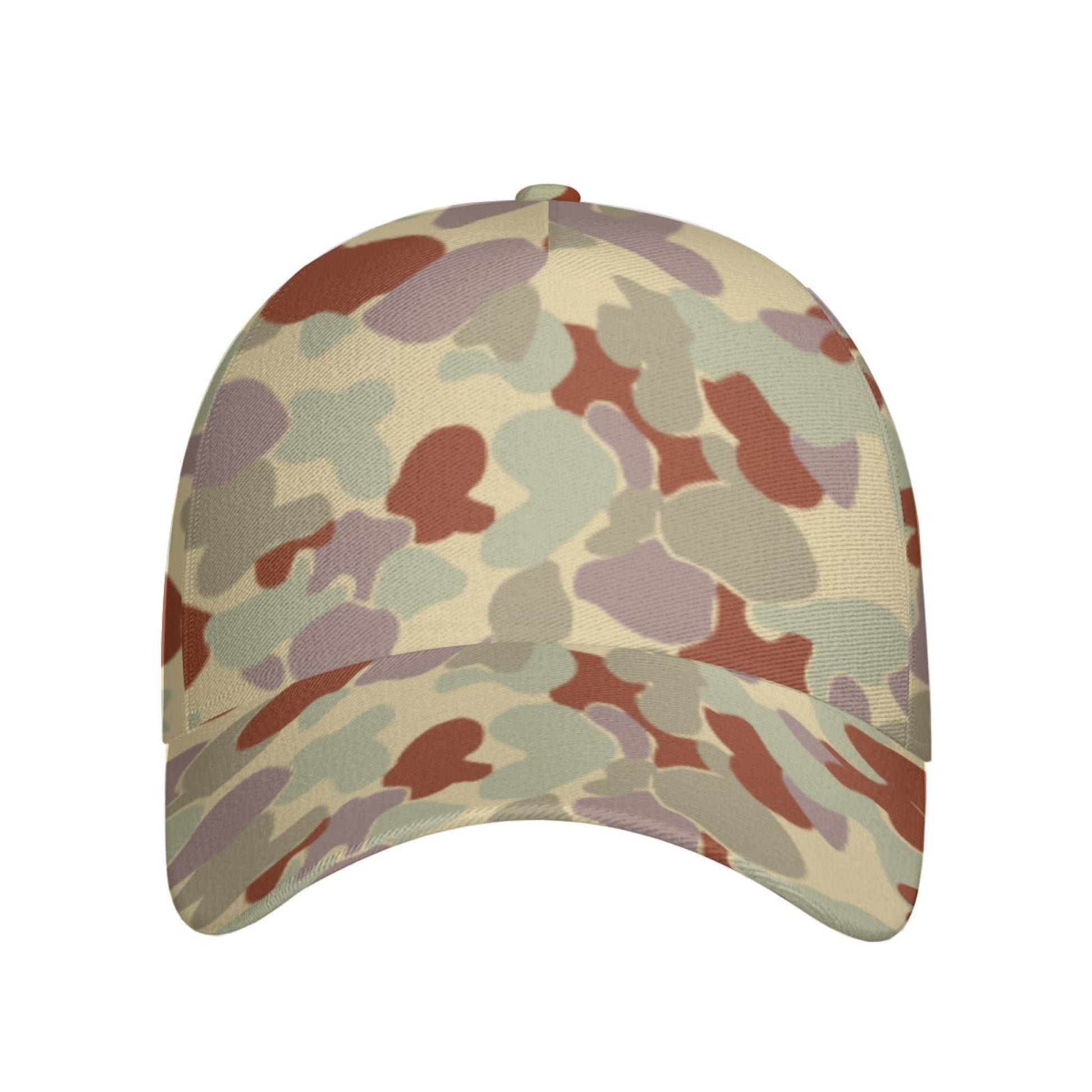 Australian AUSCAM Disruptive Pattern Desert Uniform (DPDU) MK2 CAMO Snapback Ball Cap - U / White