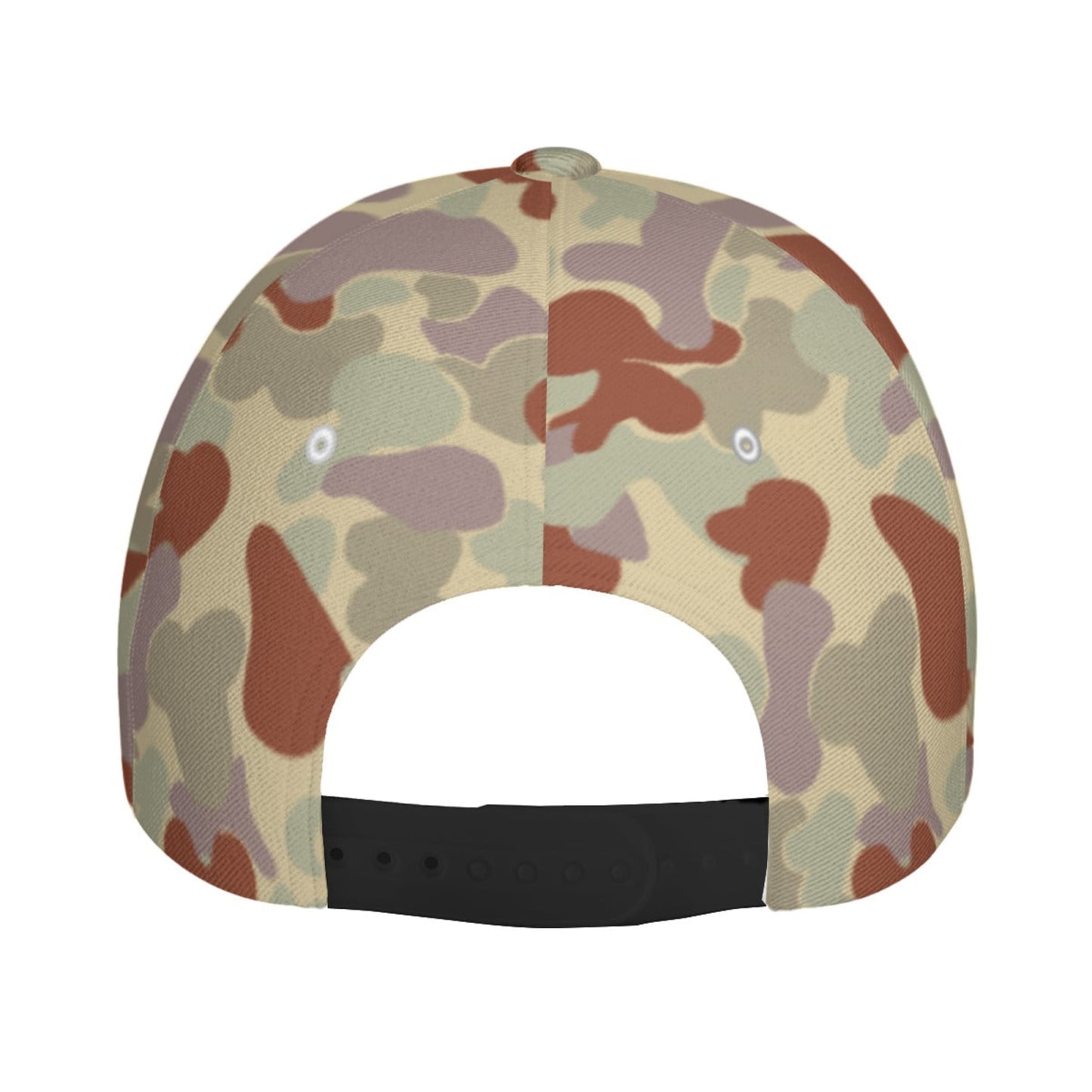 Australian AUSCAM Disruptive Pattern Desert Uniform (DPDU) MK2 CAMO Snapback Ball Cap - U / White