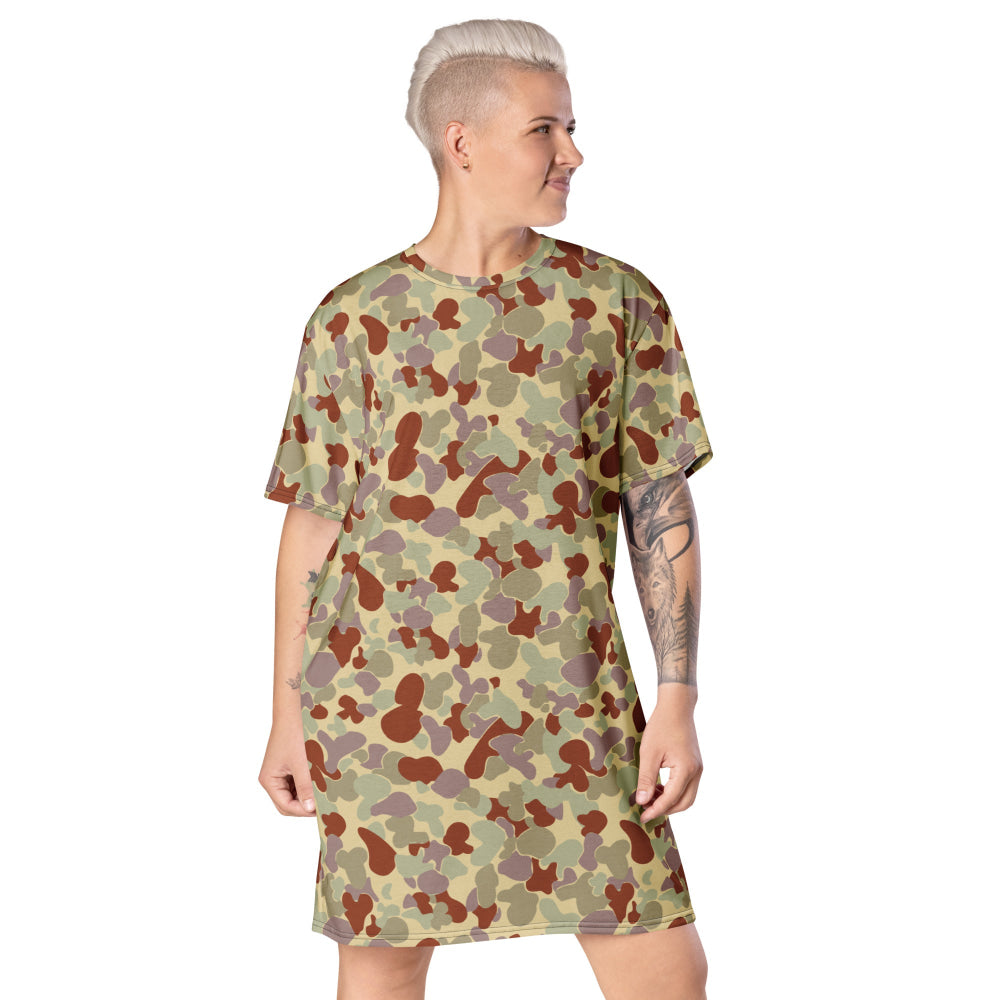 Australian AUSCAM Disruptive Pattern Desert Uniform (DPDU) MK2 CAMO T-shirt dress - 2XS - Womens T-Shirt Dress