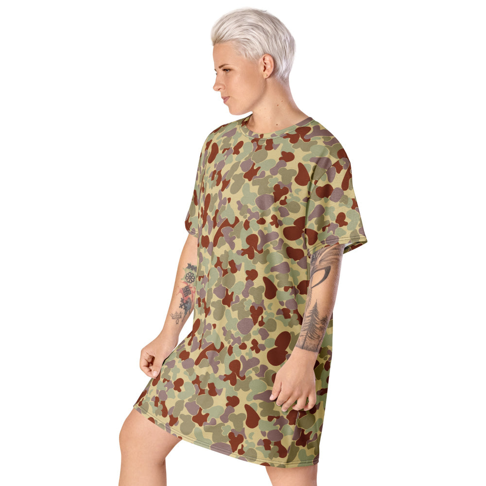 Australian AUSCAM Disruptive Pattern Desert Uniform (DPDU) MK2 CAMO T-shirt dress - Womens T-Shirt Dress