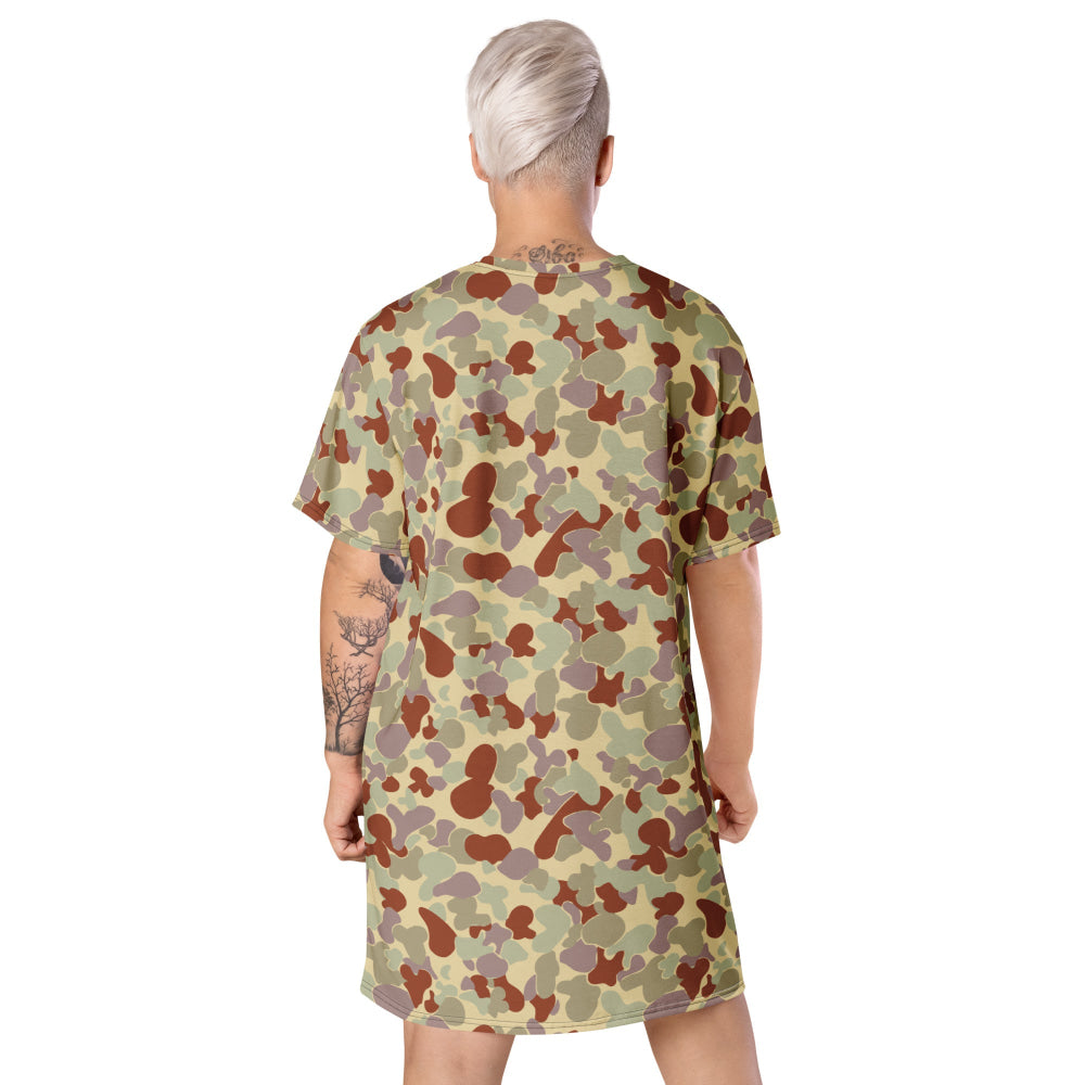 Australian AUSCAM Disruptive Pattern Desert Uniform (DPDU) MK2 CAMO T-shirt dress - Womens T-Shirt Dress