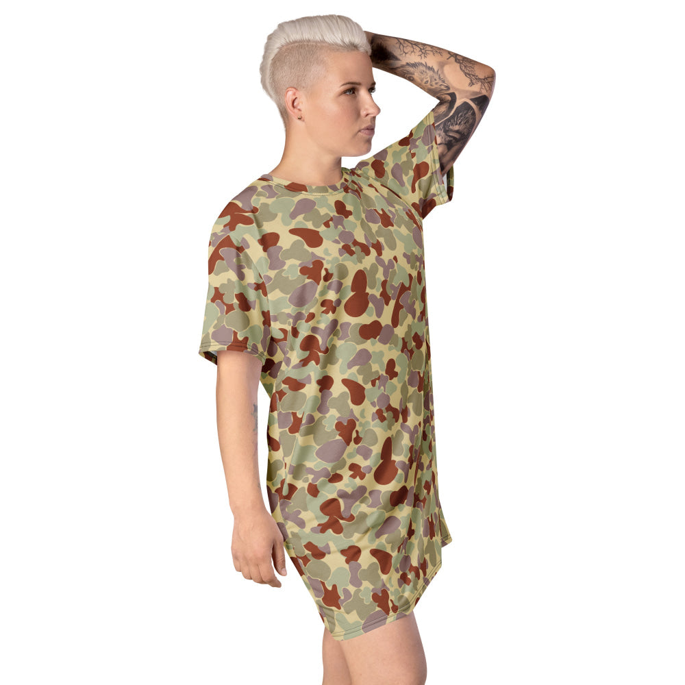 Australian AUSCAM Disruptive Pattern Desert Uniform (DPDU) MK2 CAMO T-shirt dress - Womens T-Shirt Dress