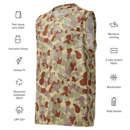 Australian AUSCAM Disruptive Pattern Desert Uniform (DPDU) MK2 CAMO unisex basketball jersey - Basketball Jerseys