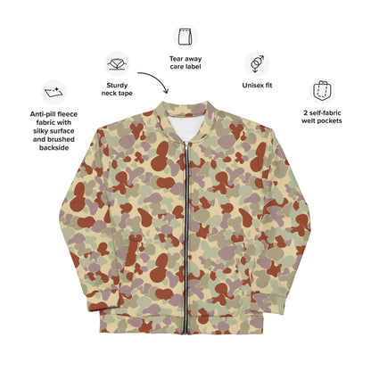 Australian AUSCAM Disruptive Pattern Desert Uniform (DPDU) MK2 CAMO Unisex Bomber Jacket - Jackets