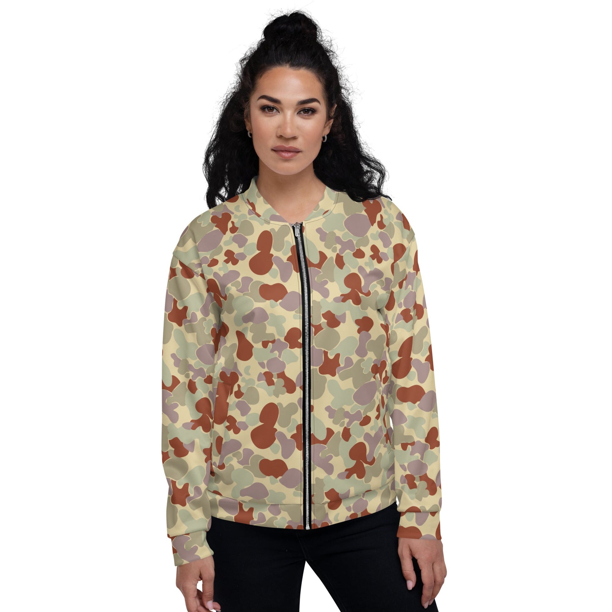 Australian AUSCAM Disruptive Pattern Desert Uniform (DPDU) MK2 CAMO Unisex Bomber Jacket - Jackets