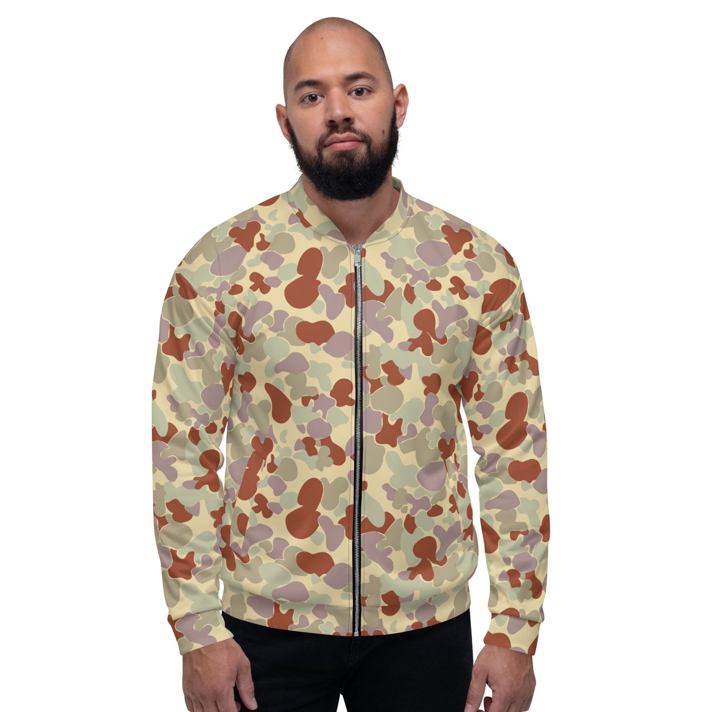Australian AUSCAM Disruptive Pattern Desert Uniform (DPDU) MK2 CAMO Unisex Bomber Jacket - Jackets