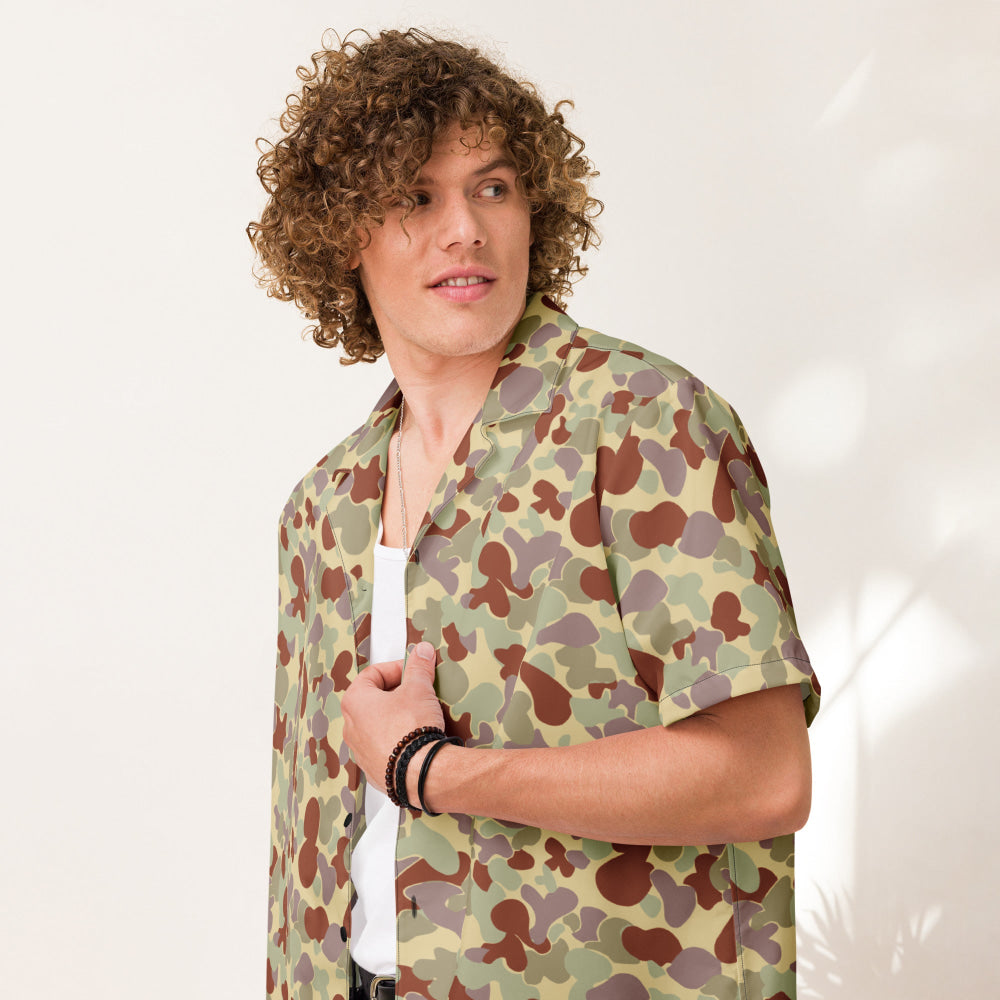 Australian AUSCAM Disruptive Pattern Desert Uniform (DPDU) MK2 CAMO Unisex button shirt - Button Shirt