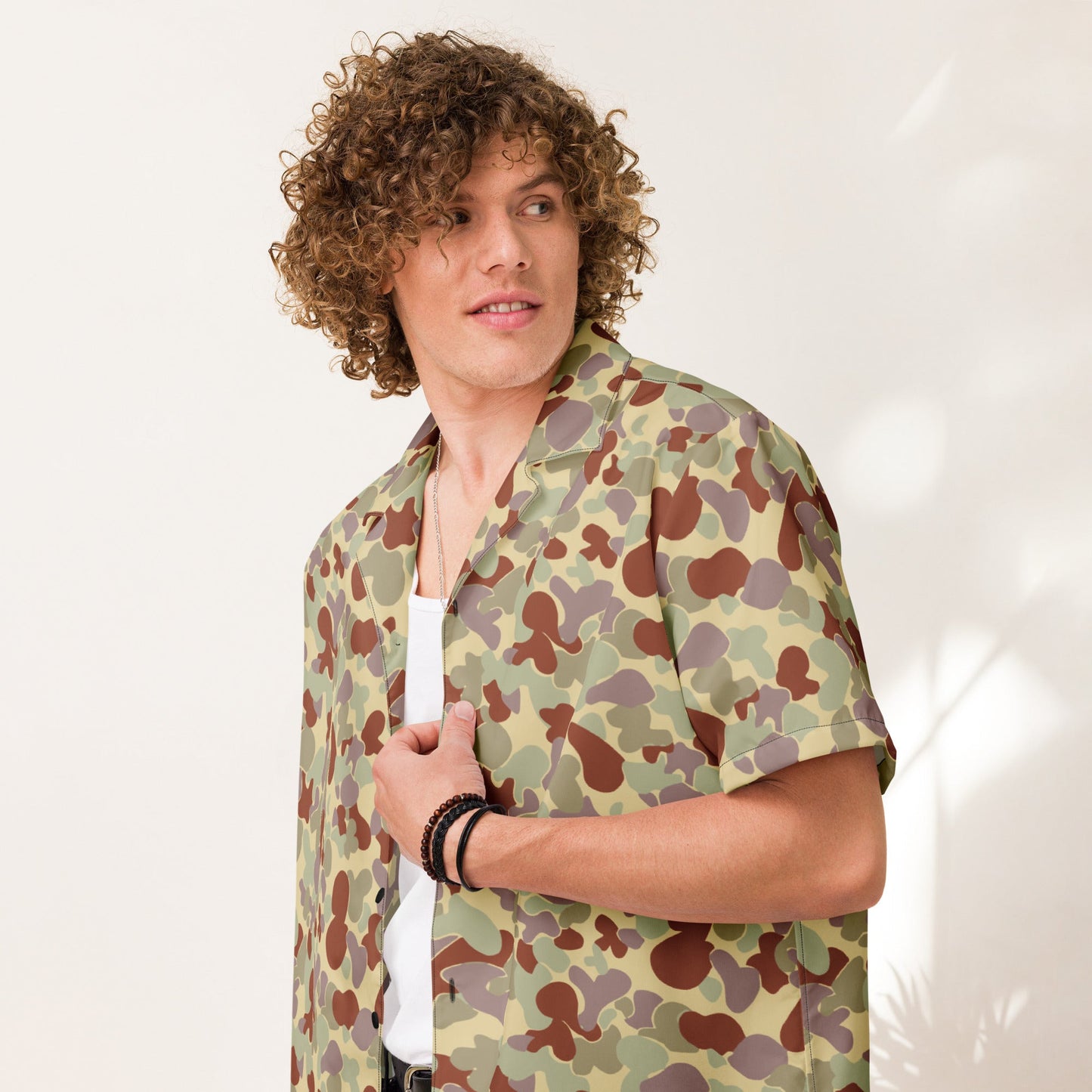 Australian AUSCAM Disruptive Pattern Desert Uniform (DPDU) MK2 CAMO Unisex button shirt - Button Shirts