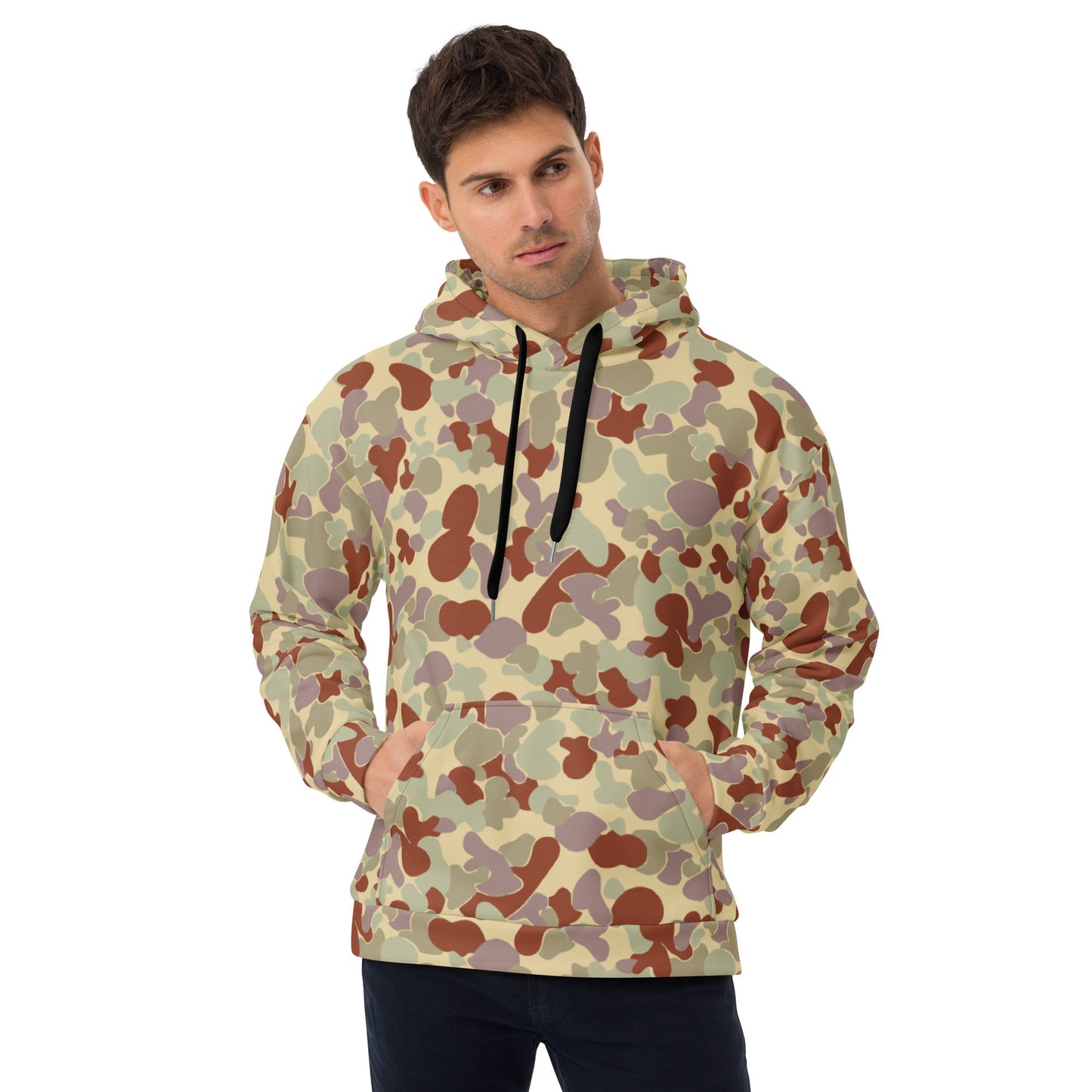 Australian AUSCAM Disruptive Pattern Desert Uniform (DPDU) MK2 CAMO Unisex Hoodie - 2XS - Hoodies