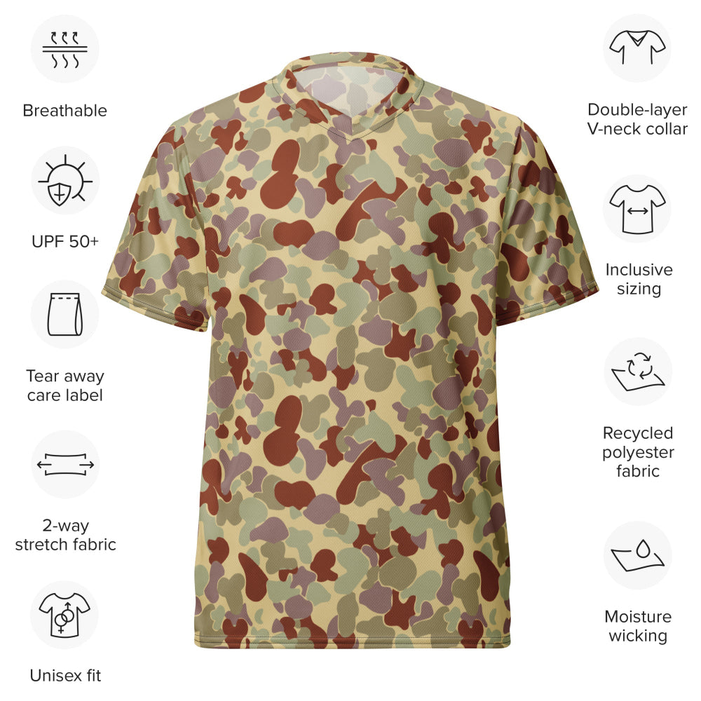 Australian AUSCAM Disruptive Pattern Desert Uniform (DPDU) MK2 CAMO unisex sports jersey - Unisex Sports Jersey