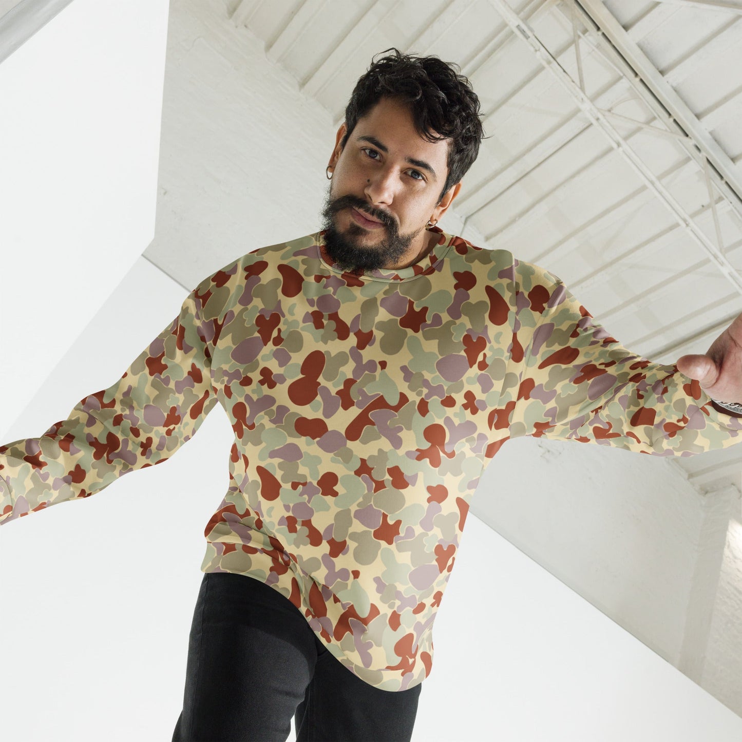 Australian AUSCAM Disruptive Pattern Desert Uniform (DPDU) MK2 CAMO Unisex Sweatshirt - Sweatshirts