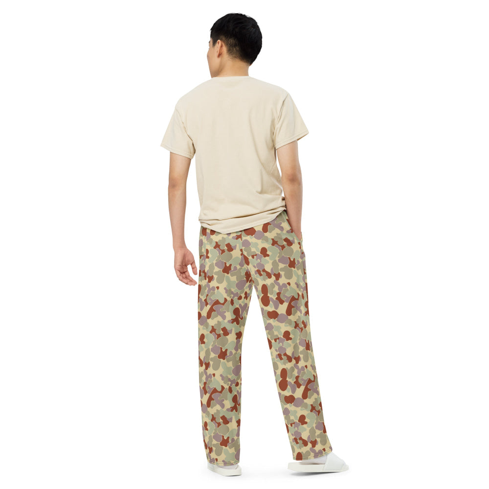 Australian AUSCAM Disruptive Pattern Desert Uniform (DPDU) MK2 CAMO unisex wide-leg pants - Unisex Wide-Leg Pants