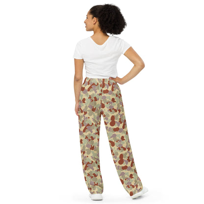 Australian AUSCAM Disruptive Pattern Desert Uniform (DPDU) MK2 CAMO unisex wide-leg pants - Wide-leg Pants
