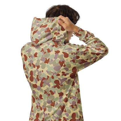 Australian AUSCAM Disruptive Pattern Desert Uniform (DPDU) MK2 CAMO Unisex zip hoodie - Zip Hoodie