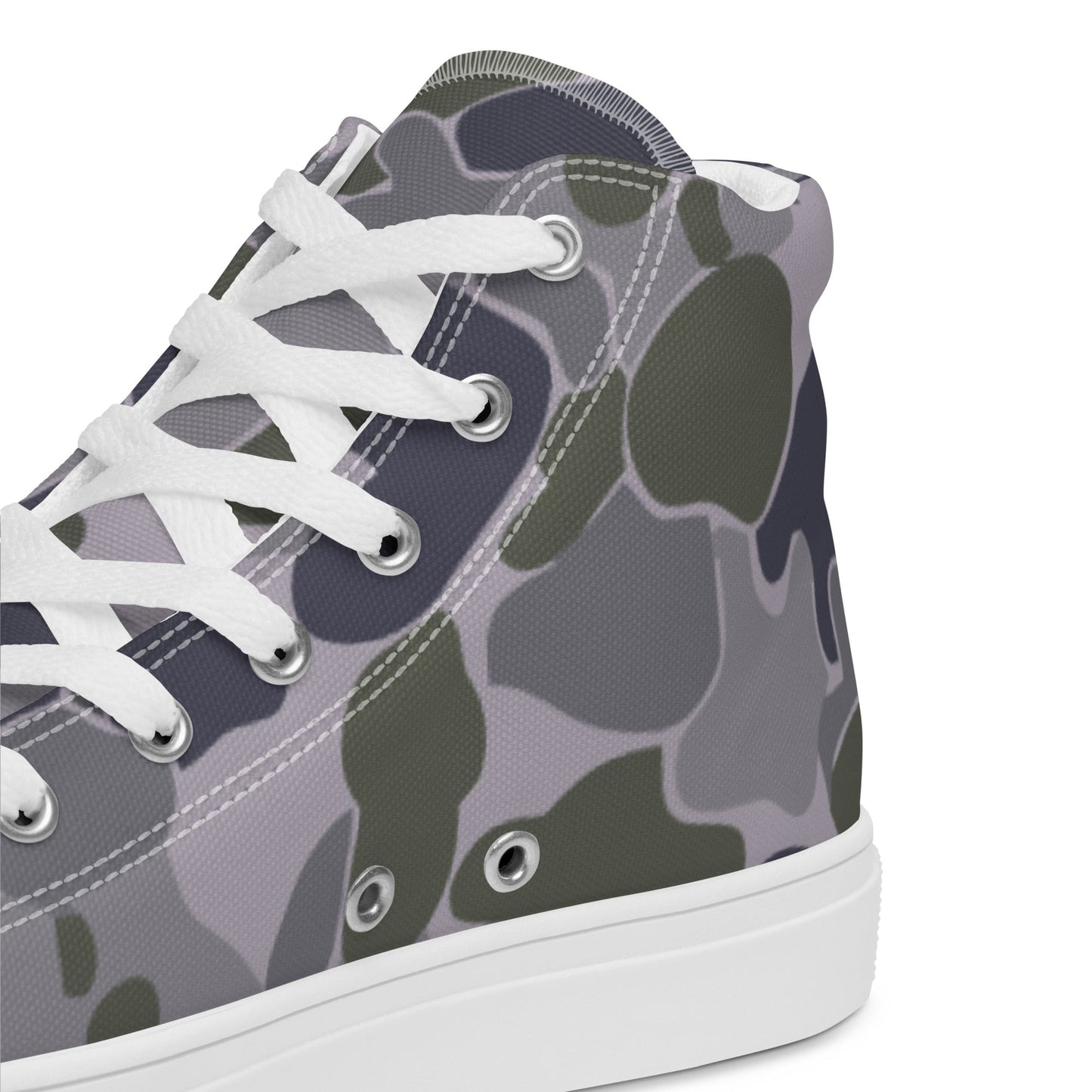 Australian AUSCAM Disruptive Pattern Navy Uniform (DPNU) CAMO Mens high top canvas shoes - High Top Canvas Shoes