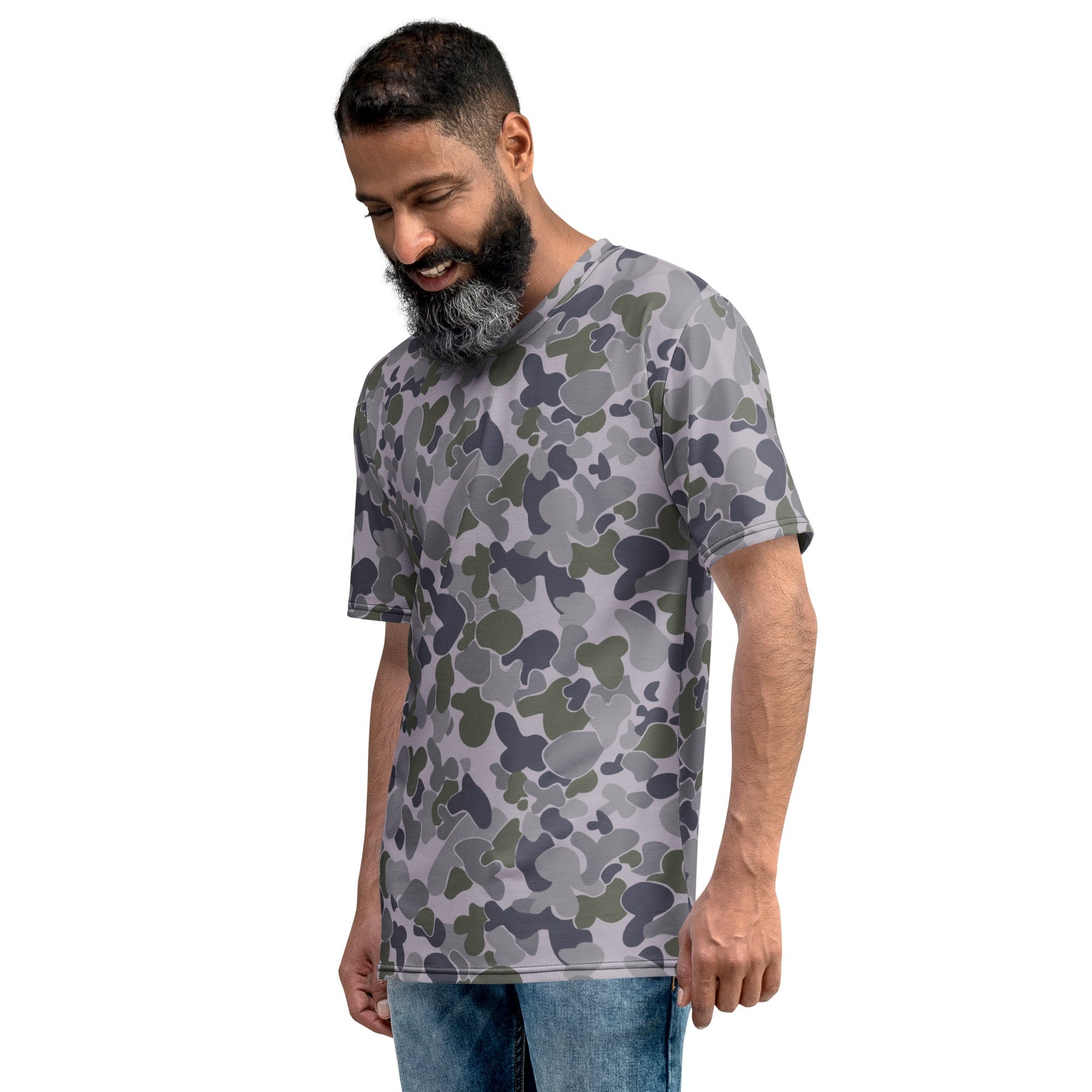 Australian AUSCAM Disruptive Pattern Navy Uniform (DPNU) CAMO Mens T-shirt - T-Shirts
