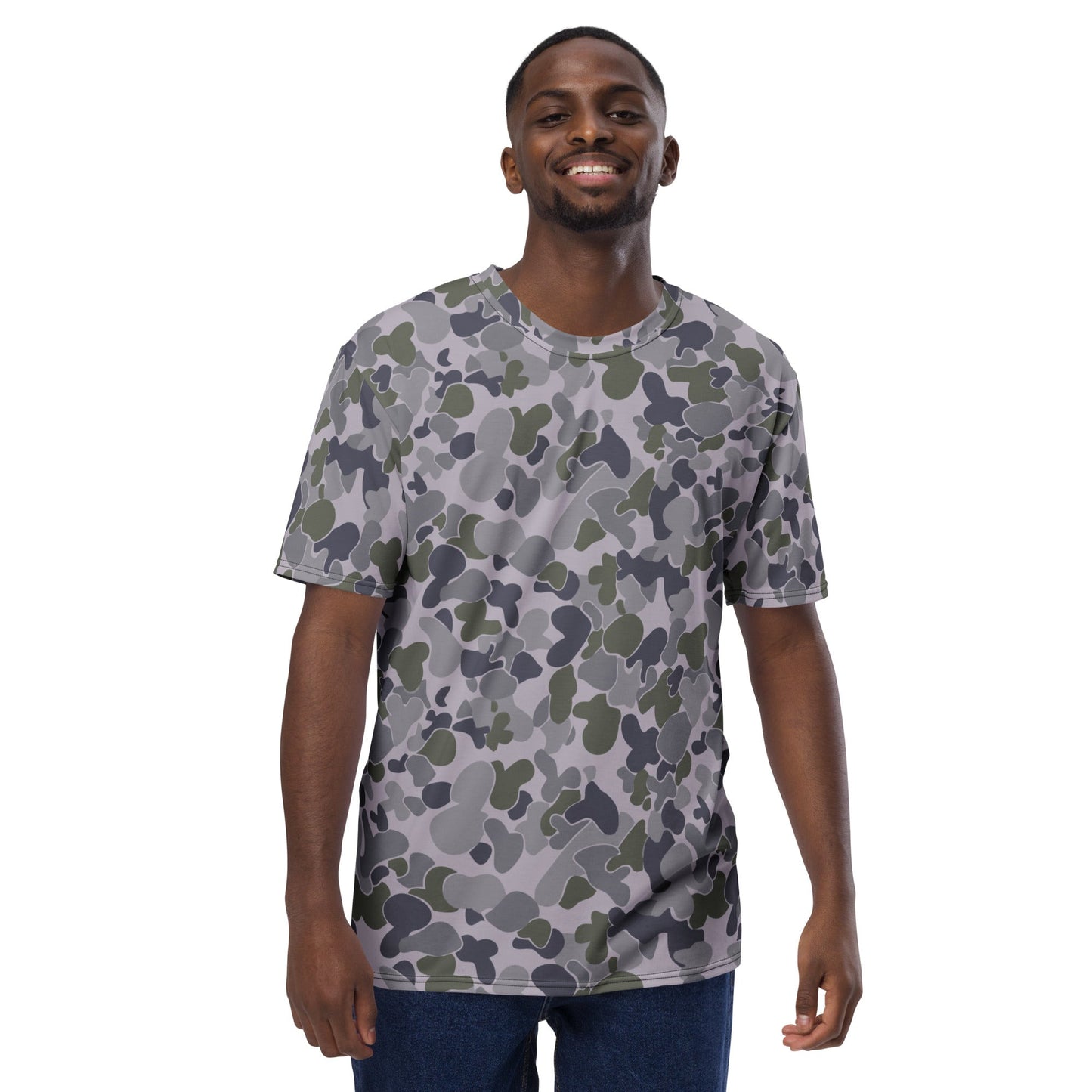 Australian AUSCAM Disruptive Pattern Navy Uniform (DPNU) CAMO Mens T-shirt - T-Shirts