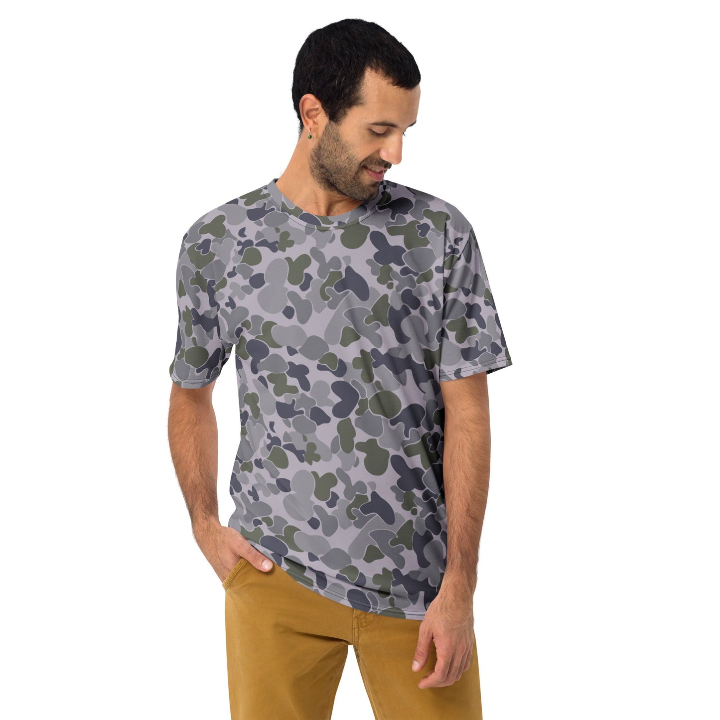 Australian AUSCAM Disruptive Pattern Navy Uniform (DPNU) CAMO Mens T-shirt - T-Shirts