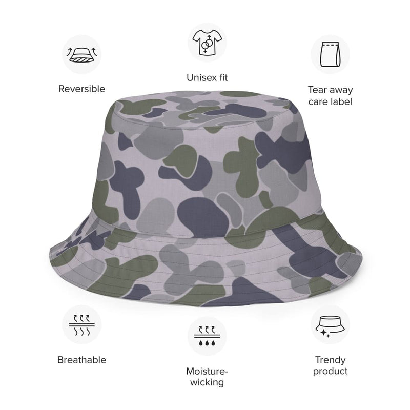 Australian (AUSCAM) Disruptive Pattern Navy Uniform (DPNU) CAMO Reversible bucket hat