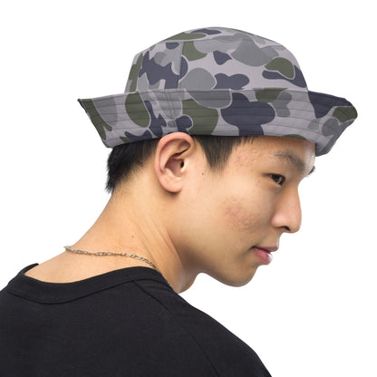 Australian AUSCAM Disruptive Pattern Navy Uniform (DPNU) CAMO Reversible bucket hat - Bucket Hat