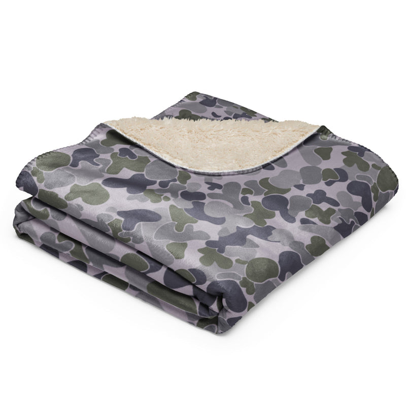 Australian AUSCAM Disruptive Pattern Navy Uniform (DPNU) CAMO Sherpa blanket - Blanket