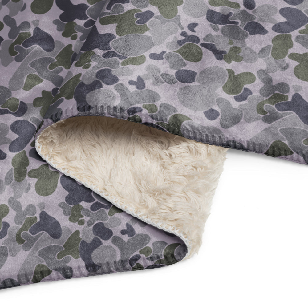 Australian AUSCAM Disruptive Pattern Navy Uniform (DPNU) CAMO Sherpa blanket - Blanket