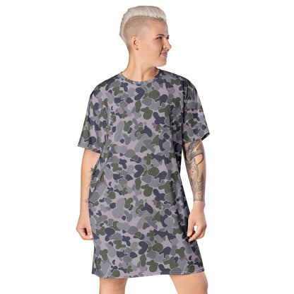 Australian AUSCAM Disruptive Pattern Navy Uniform (DPNU) CAMO T-shirt dress - 2XS - Womens T-Shirt Dress