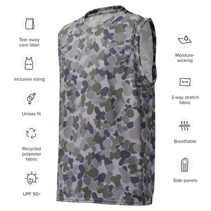 Australian AUSCAM Disruptive Pattern Navy Uniform (DPNU) CAMO unisex basketball jersey - Basketball Jerseys