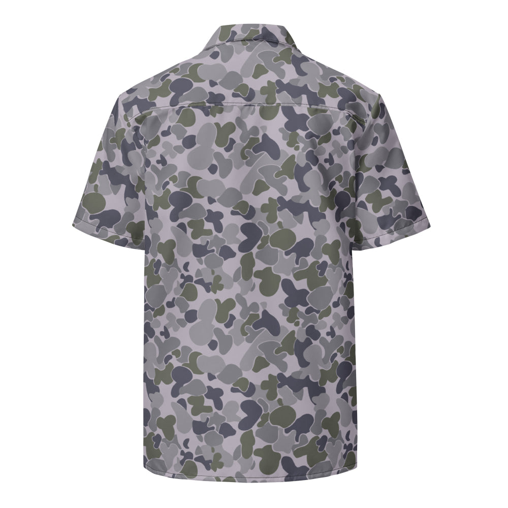 Australian AUSCAM Disruptive Pattern Navy Uniform (DPNU) CAMO Unisex button shirt - Button Shirt