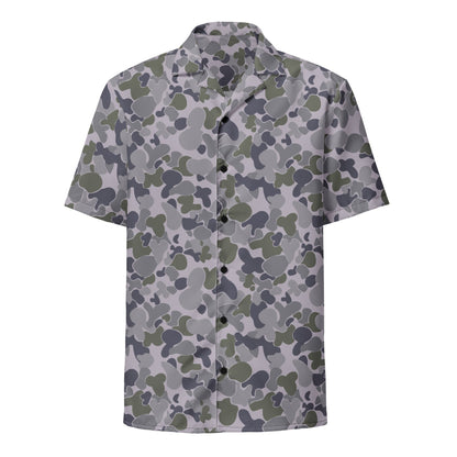 Australian AUSCAM Disruptive Pattern Navy Uniform (DPNU) CAMO Unisex button shirt - Button Shirt