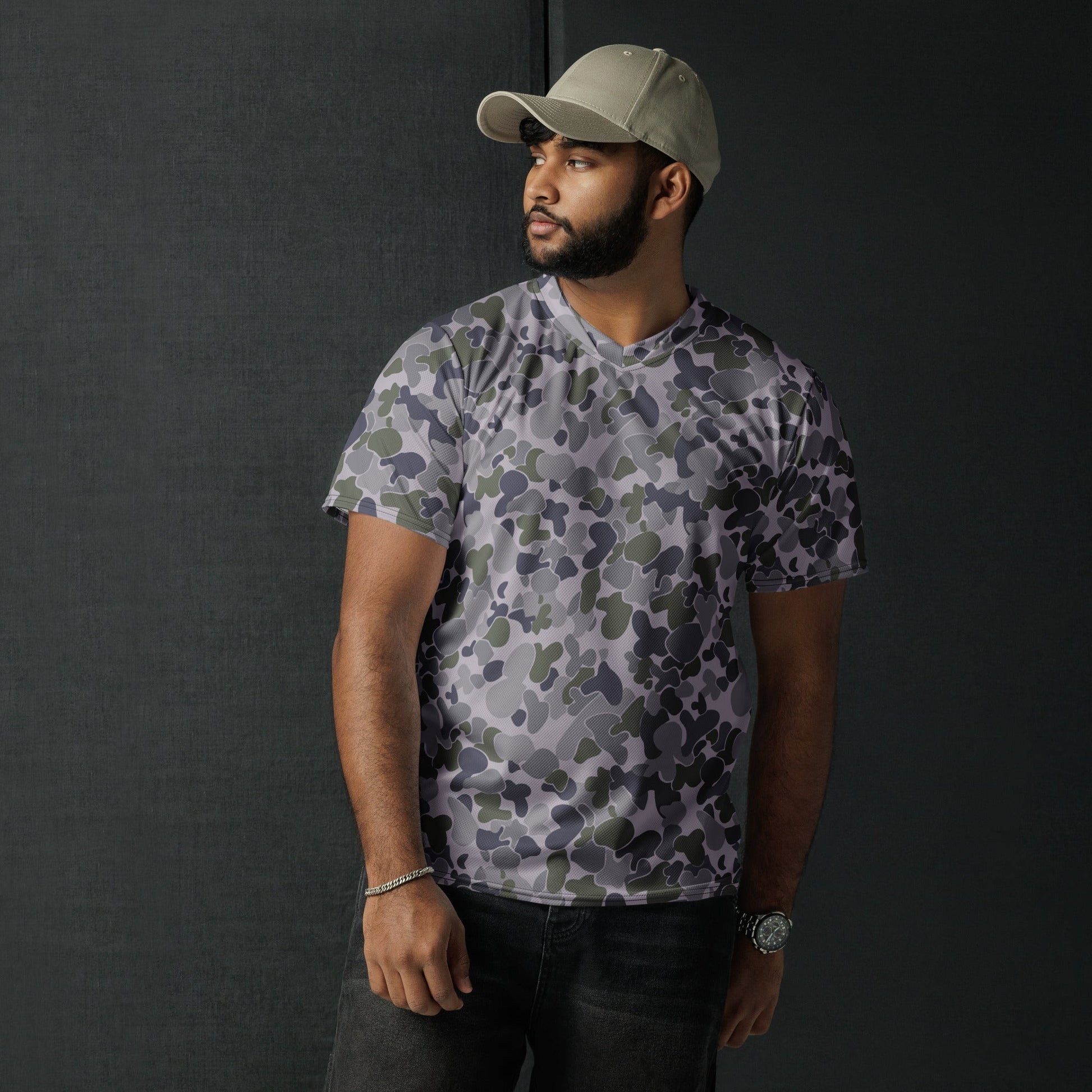 Australian AUSCAM Disruptive Pattern Navy Uniform (DPNU) CAMO unisex sports jersey - Sports Jerseys