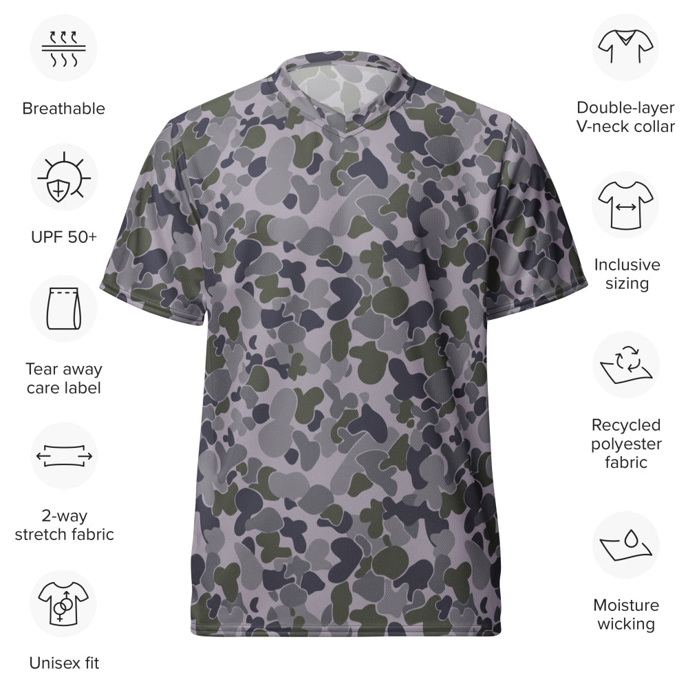 Australian AUSCAM Disruptive Pattern Navy Uniform (DPNU) CAMO unisex sports jersey - Unisex Sports Jersey