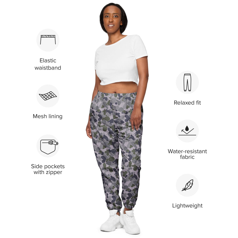 Australian AUSCAM Disruptive Pattern Navy Uniform (DPNU) CAMO Unisex track pants - Track Pants