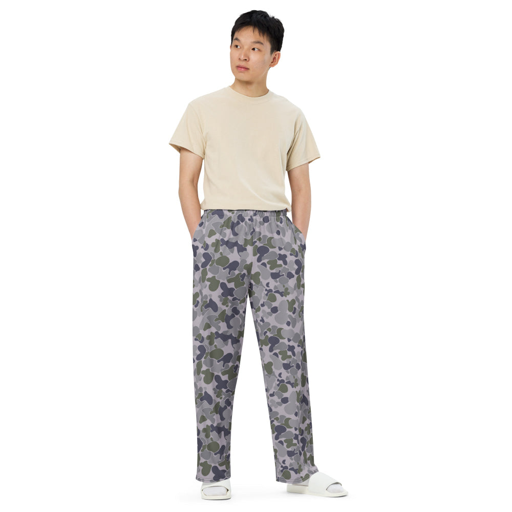 Australian AUSCAM Disruptive Pattern Navy Uniform (DPNU) CAMO unisex wide-leg pants - Unisex Wide-Leg Pants