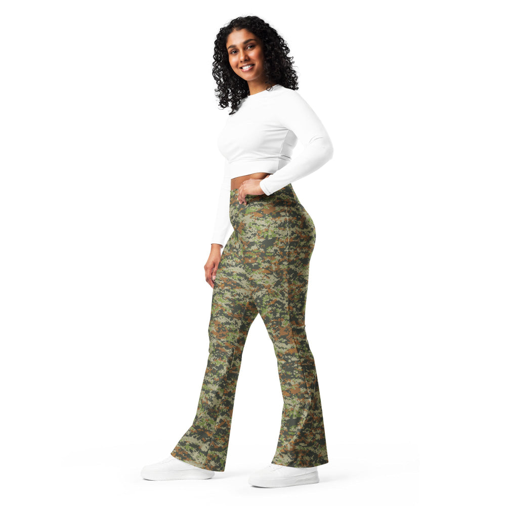 Australian AUSCAM DPCU Digital CAMO Flare leggings - Womens Leggings