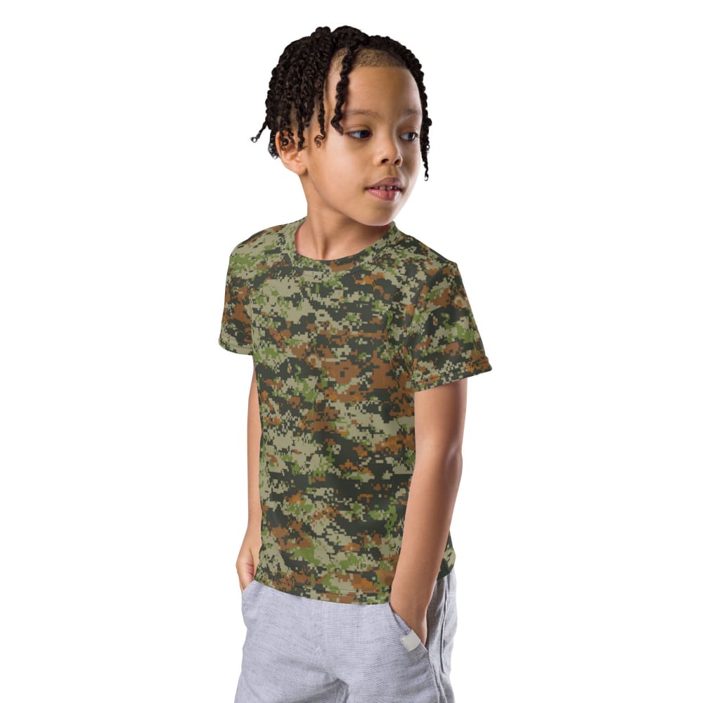 Australian AUSCAM DPCU Digital CAMO Kids crew neck t-shirt - Crew Neck T-shirt