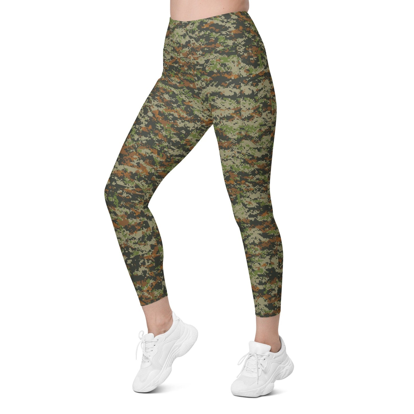 Australian AUSCAM DPCU Digital CAMO Leggings with pockets - Womens With Pockets