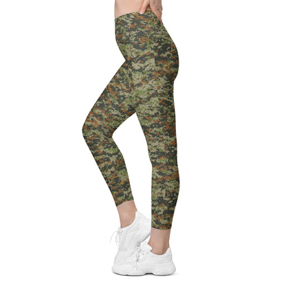 Australian AUSCAM DPCU Digital CAMO Leggings with pockets - Womens With Pockets