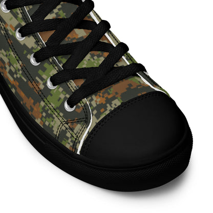 Australian AUSCAM DPCU Digital CAMO Men’s high top canvas shoes - Mens High Top Canvas Shoes