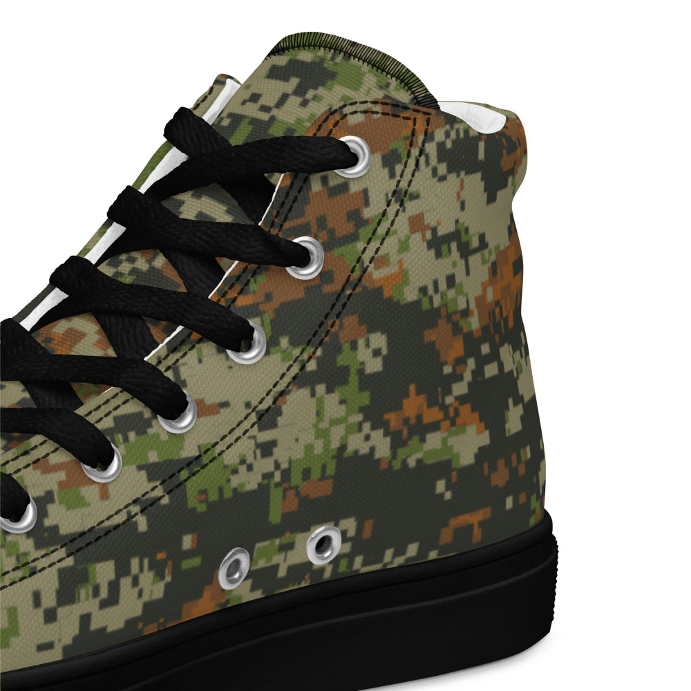 Australian AUSCAM DPCU Digital CAMO Men’s high top canvas shoes - Mens High Top Canvas Shoes