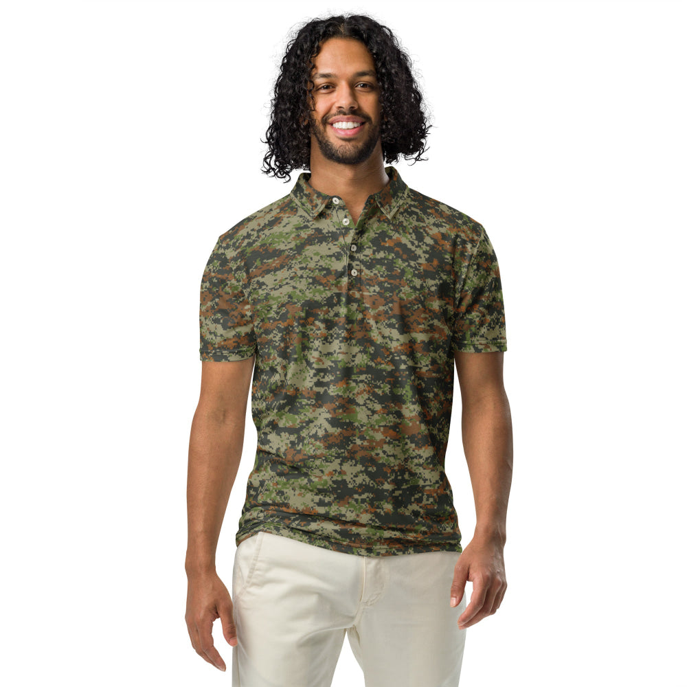 Australian AUSCAM DPCU Digital CAMO Men’s slim fit polo - Mens Slim Fit Polo