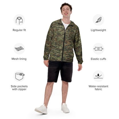 Australian AUSCAM DPCU Digital CAMO Men’s windbreaker - Mens Windbreaker